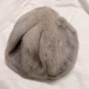 Vintage grey Mink hat